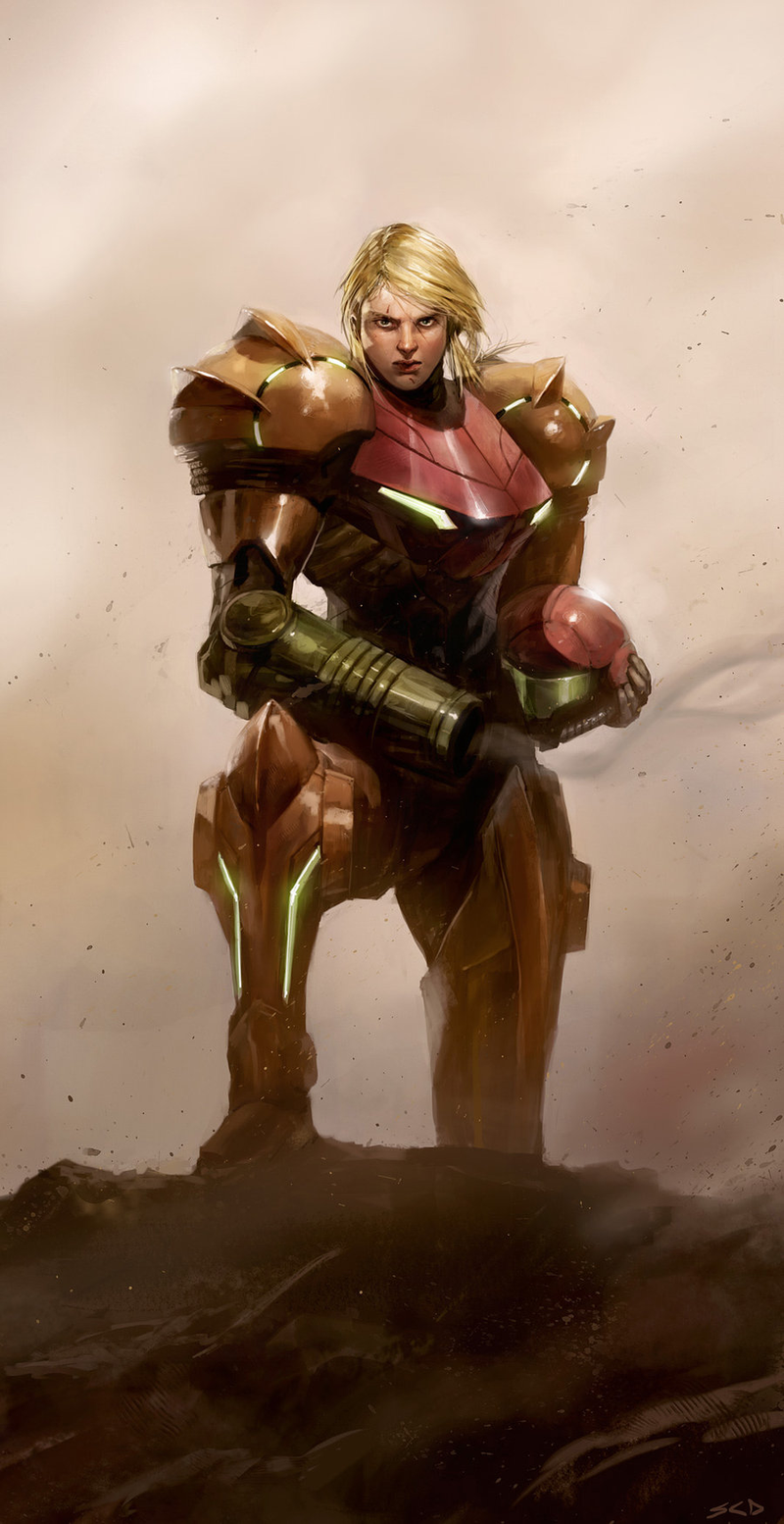 Illustration for article titled Now This Is How I Imagine Samus Looking